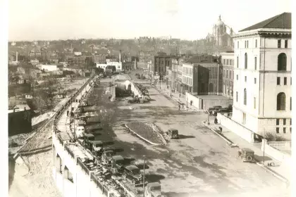 Historic photo of Kellogg Boulevard