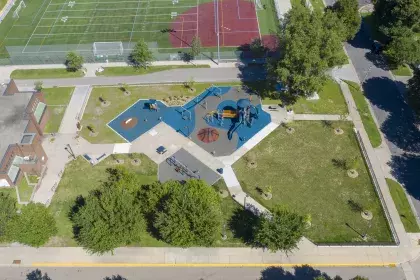 Jimmy Lee Recreation Center fields and play area