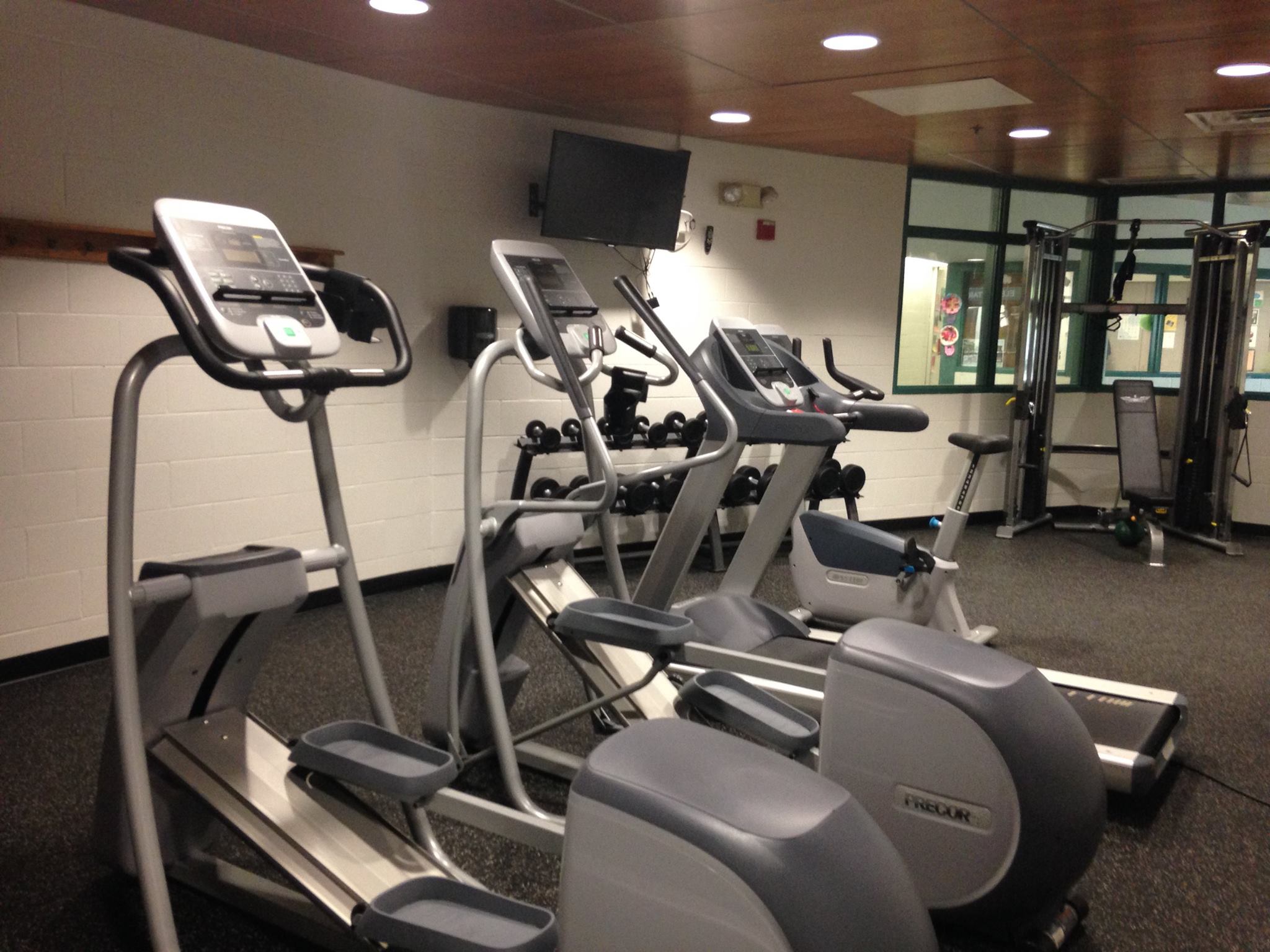 Dayton's Bluff Fitness Room with treadmills 