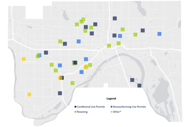 Zoning Case Distribution by Type