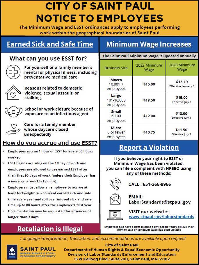 ESST Min Wage Poster 8-31-22