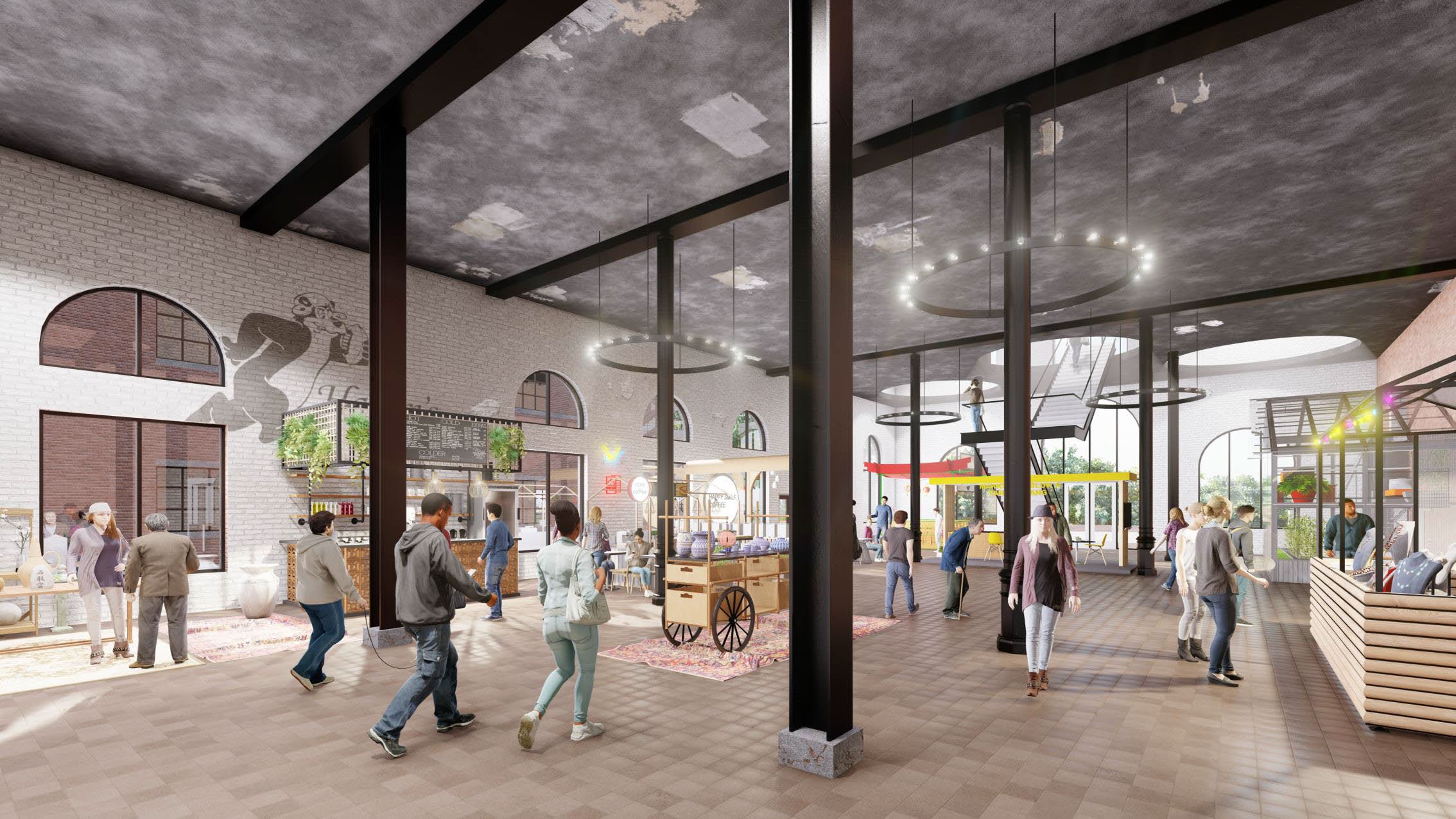 Hamm's Redevelopment Rendering of the Market Hall from JB Vang