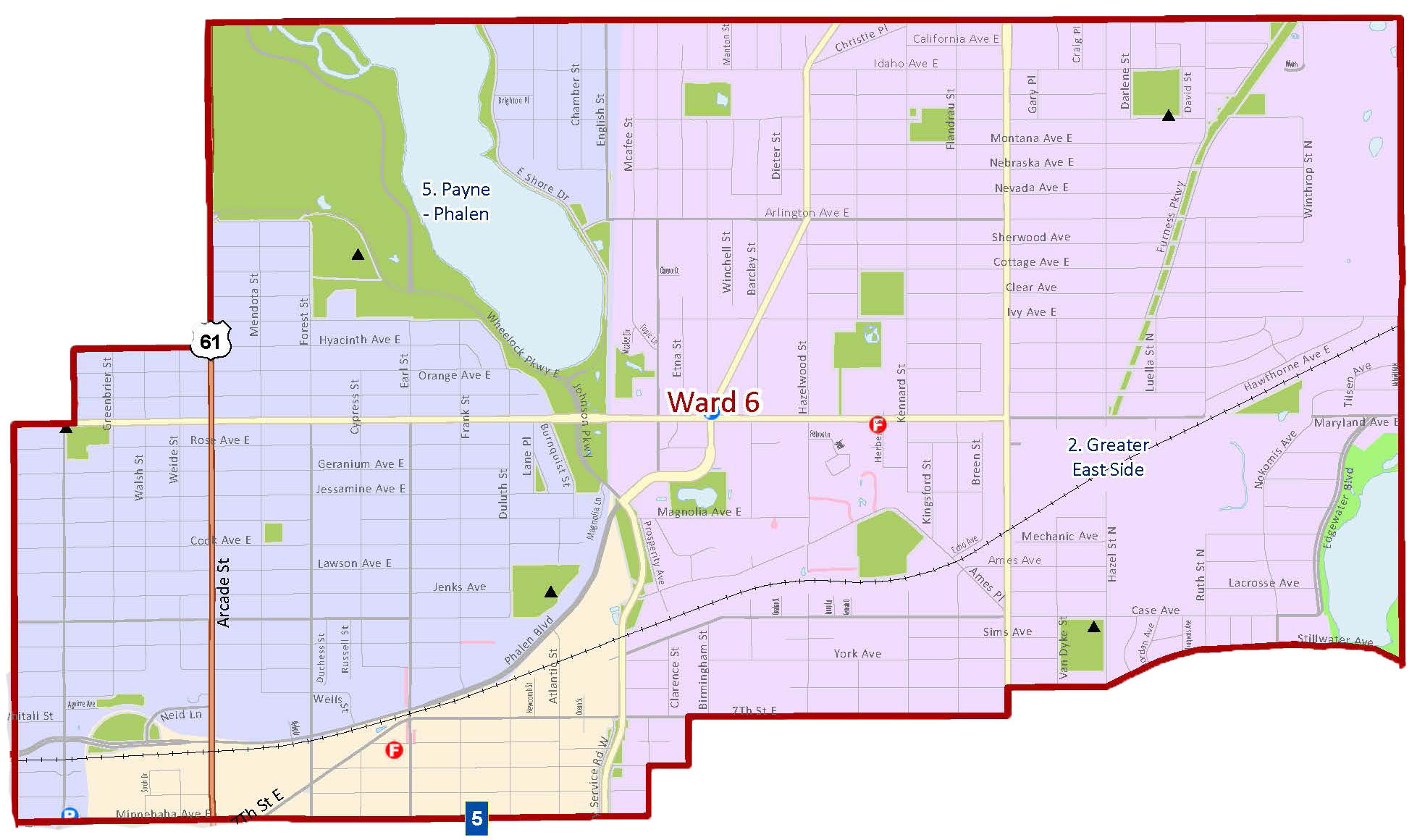 Ward 6 Map (as of January 2023)