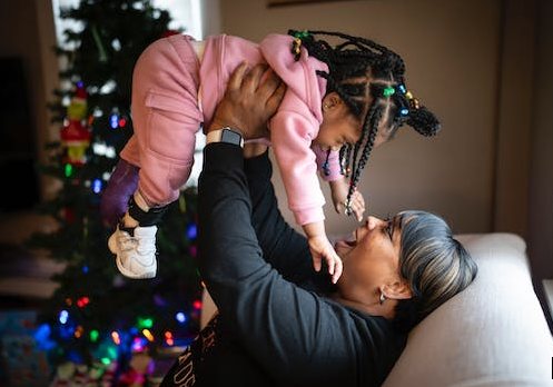 Damara Clark with 3-year-old Amary Lockridge