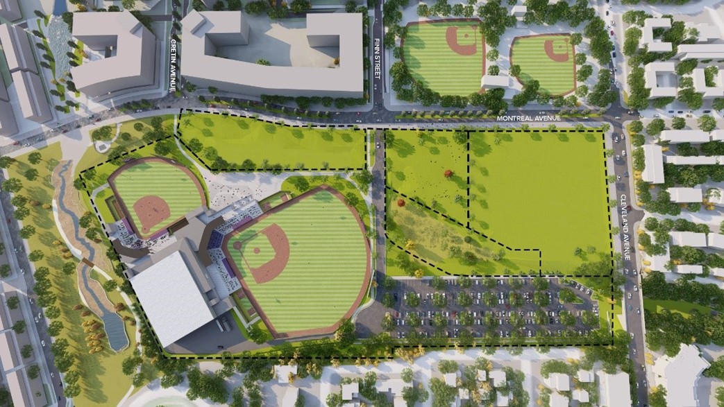Figure 8 - University of St Thomas’ proposed athletic complex at the Highland Bridge Site 