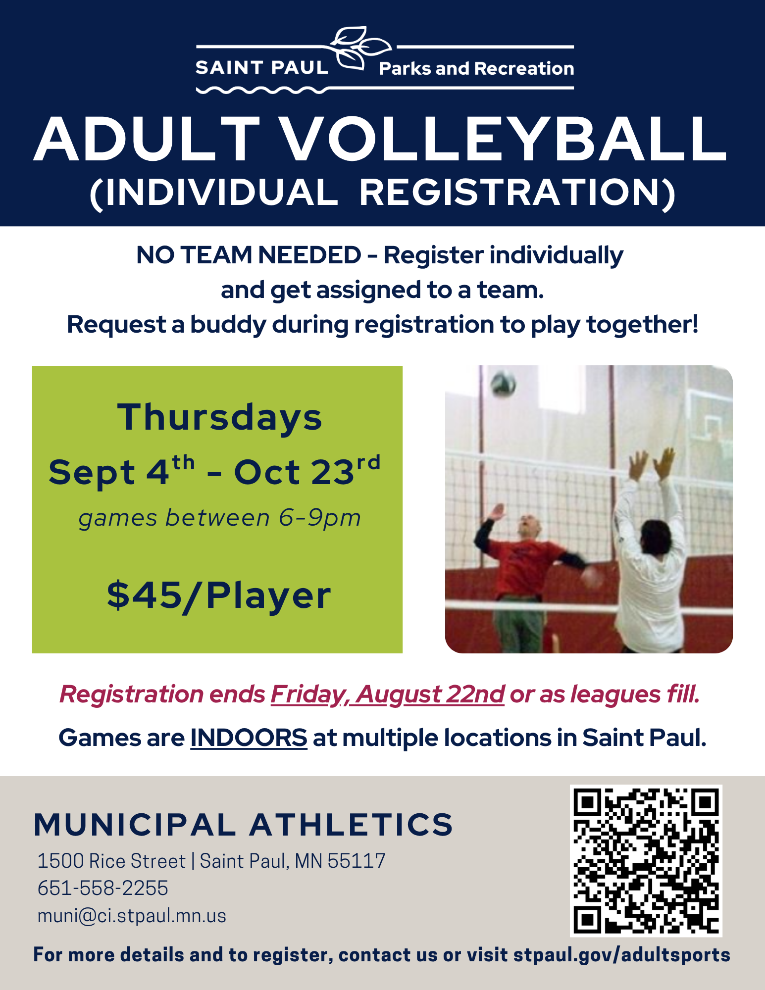 Adult VB (Individual) Fall 2025
