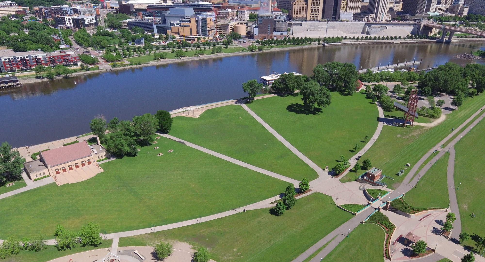Harriet Island - View from above
