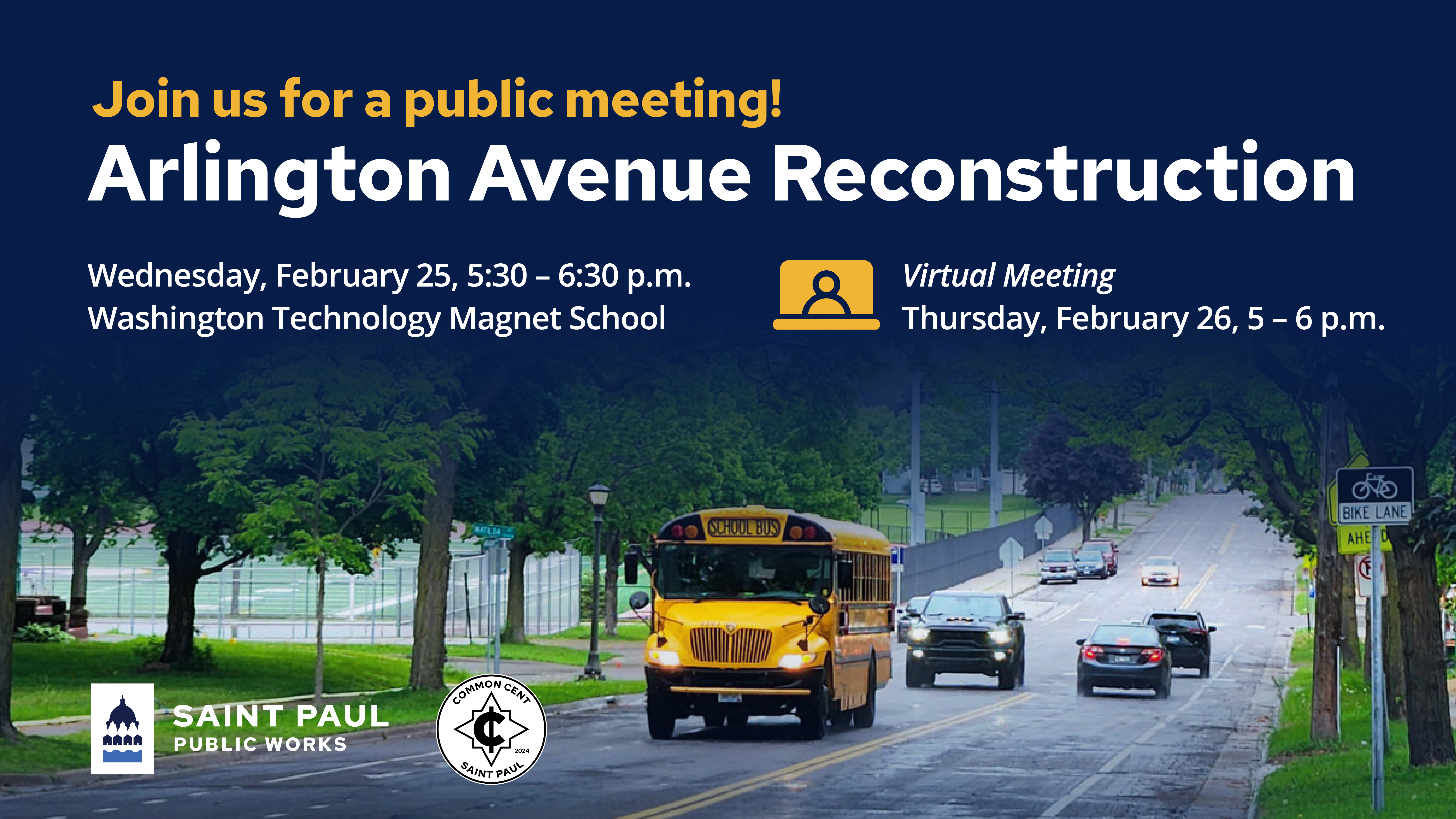 February 2026 Arlington Avenue Public Meetings