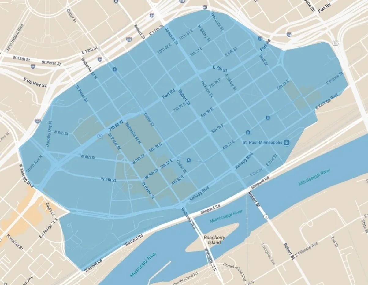 Downtown Improvement District Map