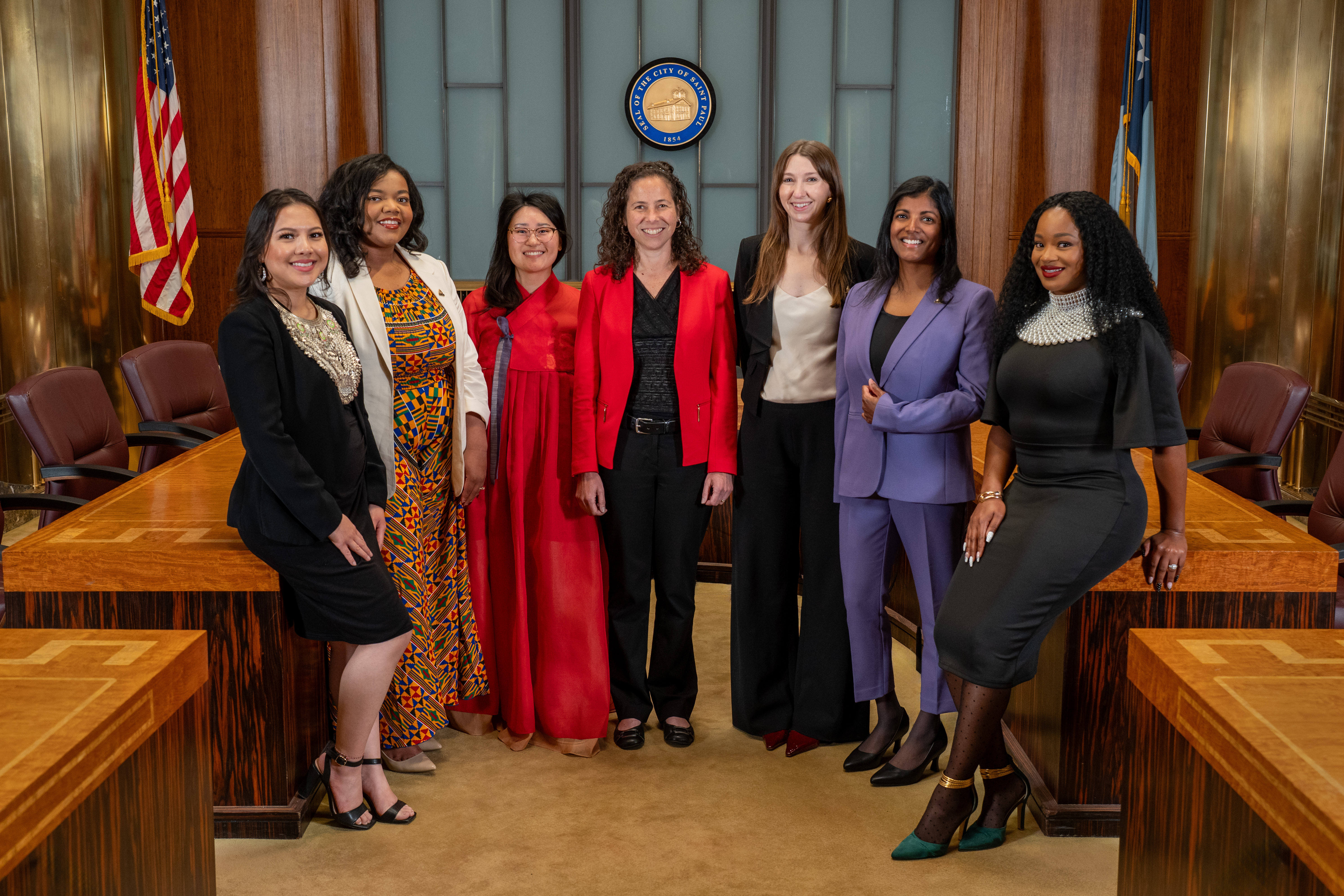 Official Group Photo of W1-W7 Councilmembers (2026)