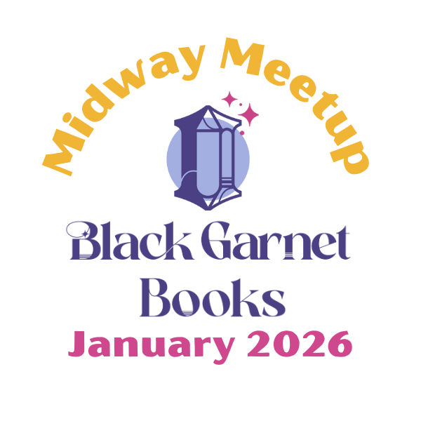 An advertisement for Midway Meetup at Black Garnet Books