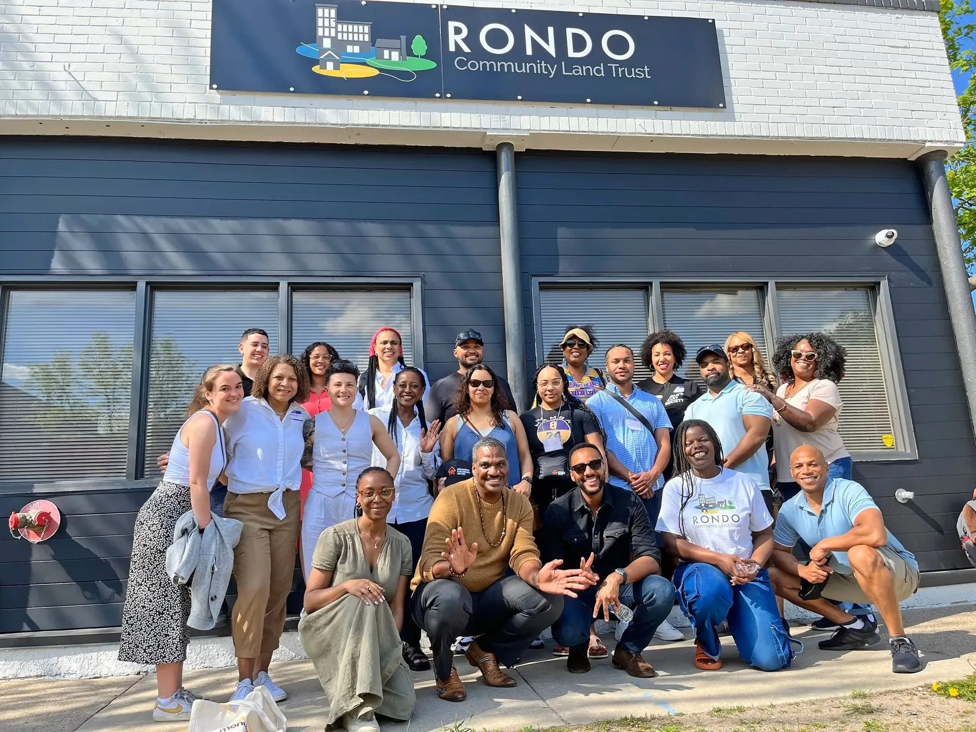Rondo Community Land Trust team pose for a photo