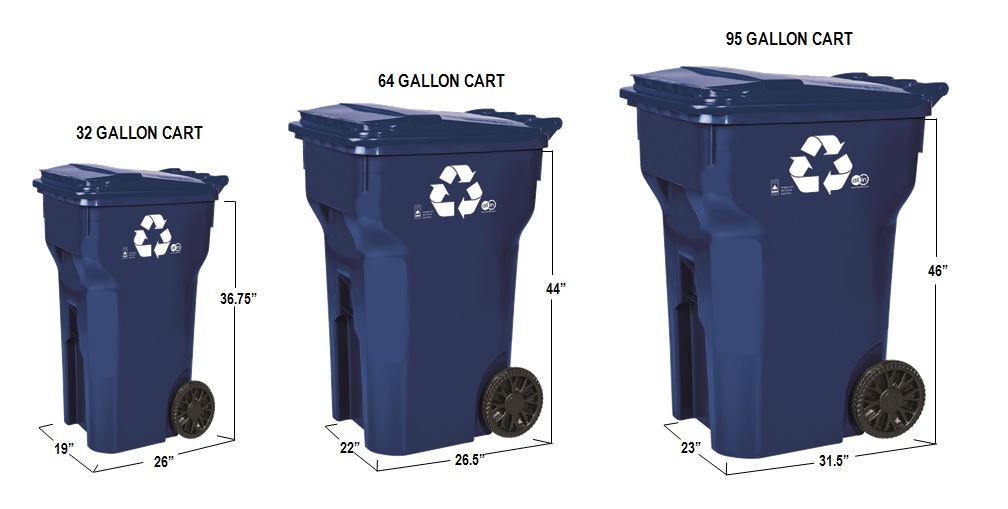 pw_recycling_cart dimensions 3 sizes