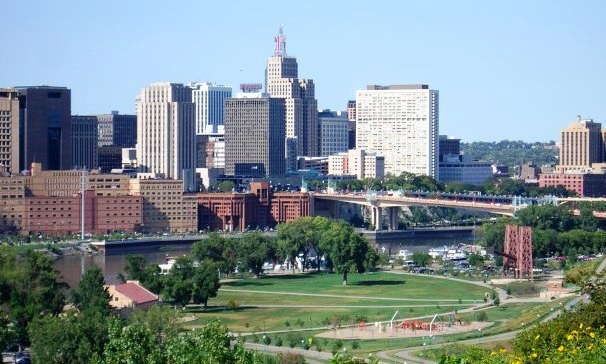 Aerial Photography Map of West St Paul, MN Minnesota