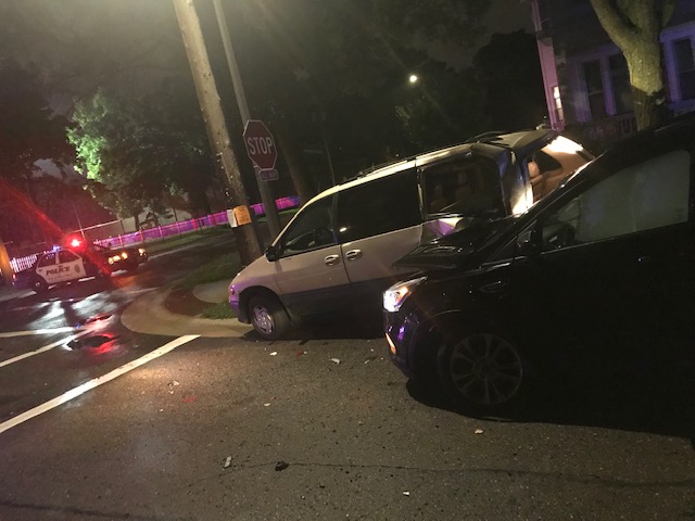 Scene of crash and homicide at Case and Edgerton on Sept. 10, 2019