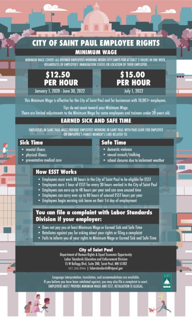 Minimum Wage and ESST Notice Poster_English Minimum Wage and ESST Notice Poster_English