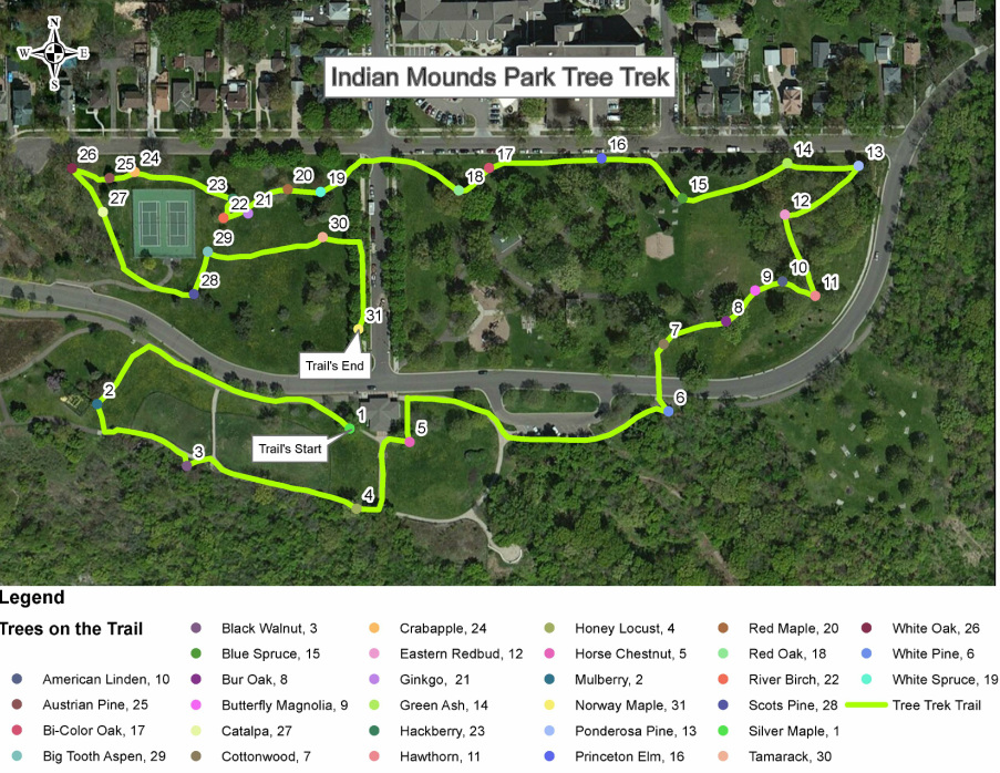 Indian Mounds Park Tree Trek Saint Paul, Minnesota