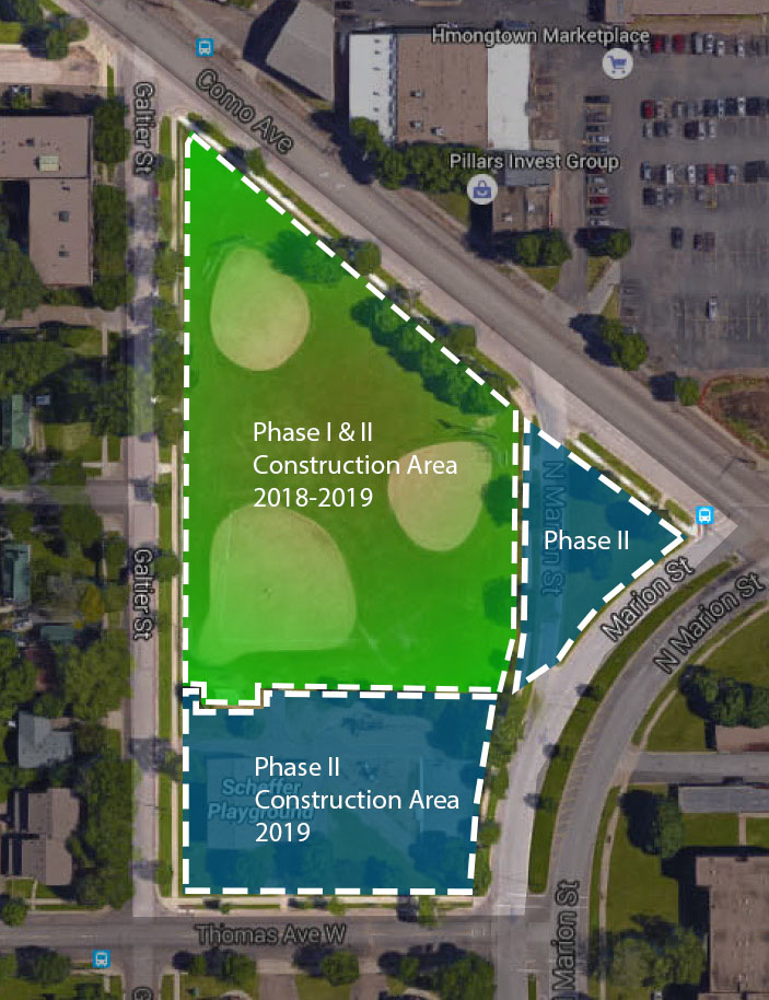 Frogtown CC Construction Limits Frogtown Community Center Construction Area Update