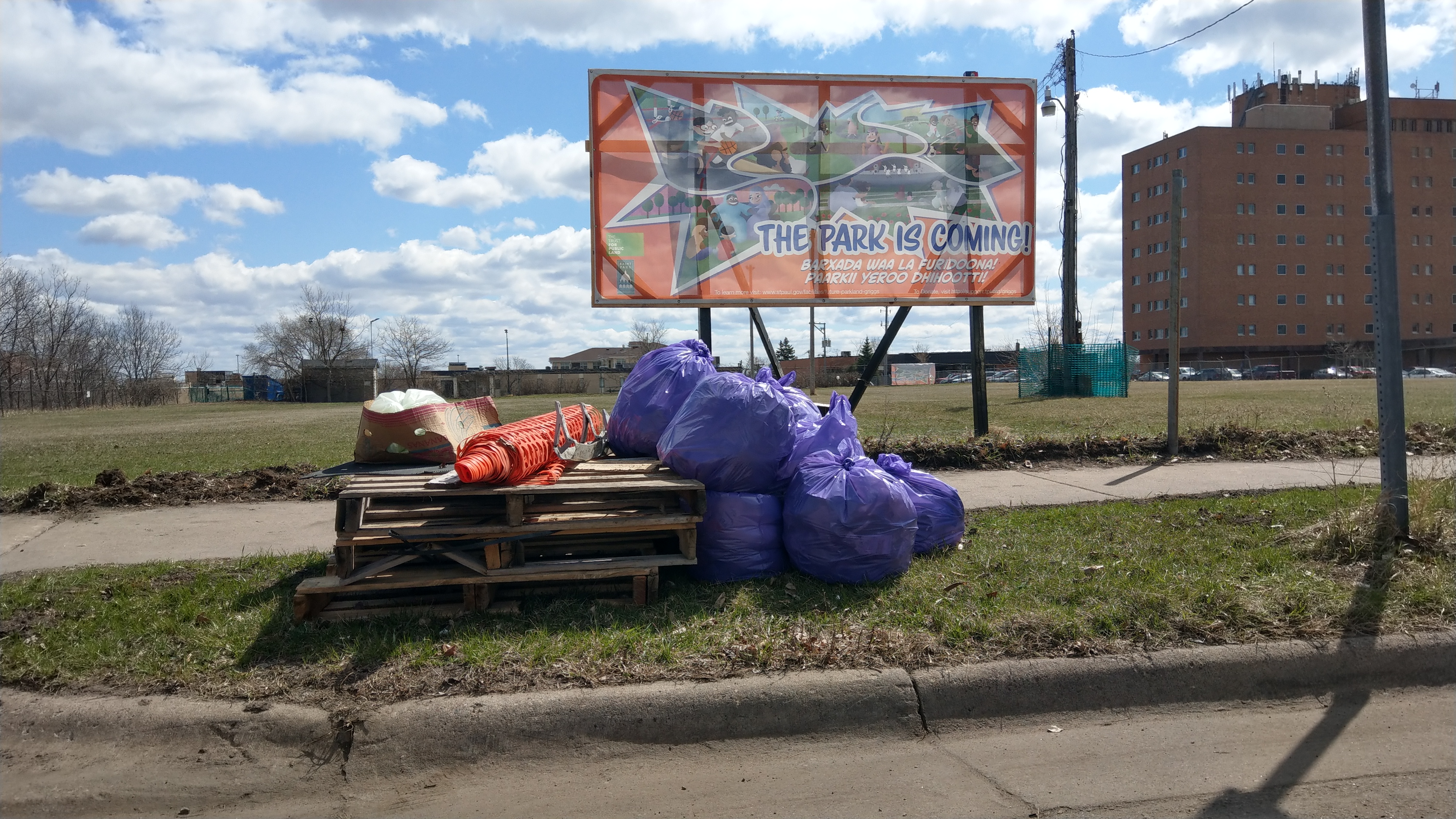 Midway Peace Park - 2018 park clean up
