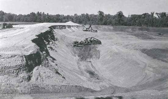 1953 excavation of McMurray Field.