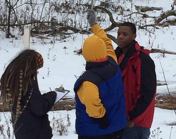 Murray Middle School students use the classroom for citizen science projects.