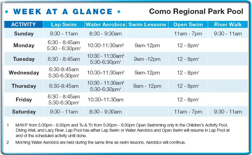 Como Regional Park Pool Saint Paul, Minnesota