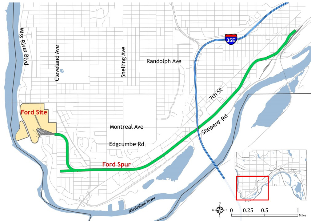 Ford Spur Map