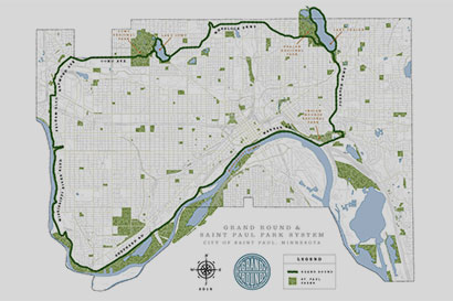 Map of the Grand Round