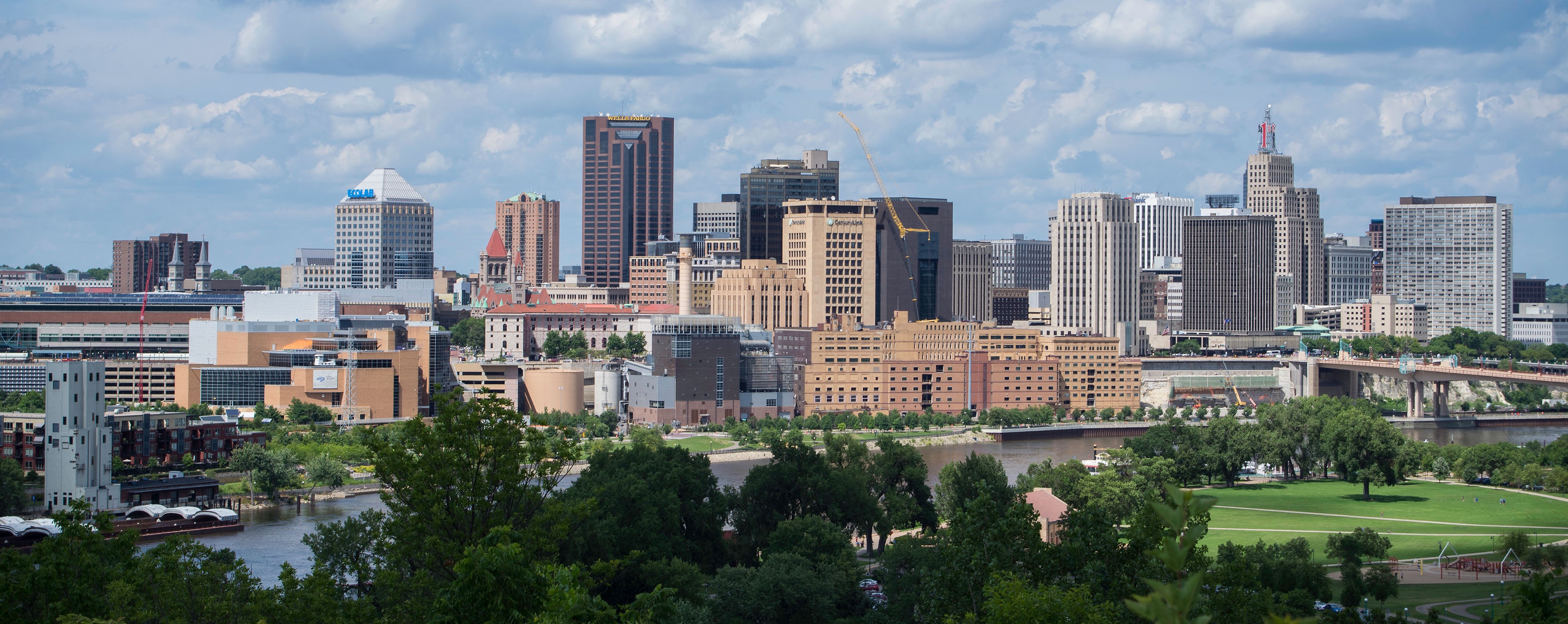 The skyline of Saint Paul, Minnesota, U.S.A., Saint Paul is…