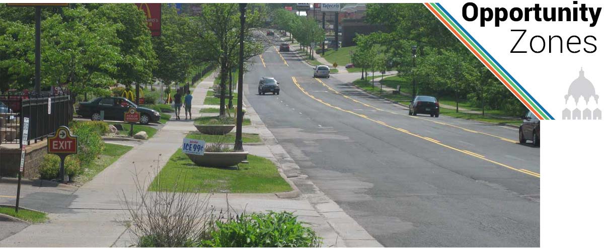 Street View of Suburban Avenue