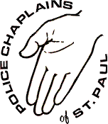 An outstreached hand representing the Police Chaplains of Saint Paul
