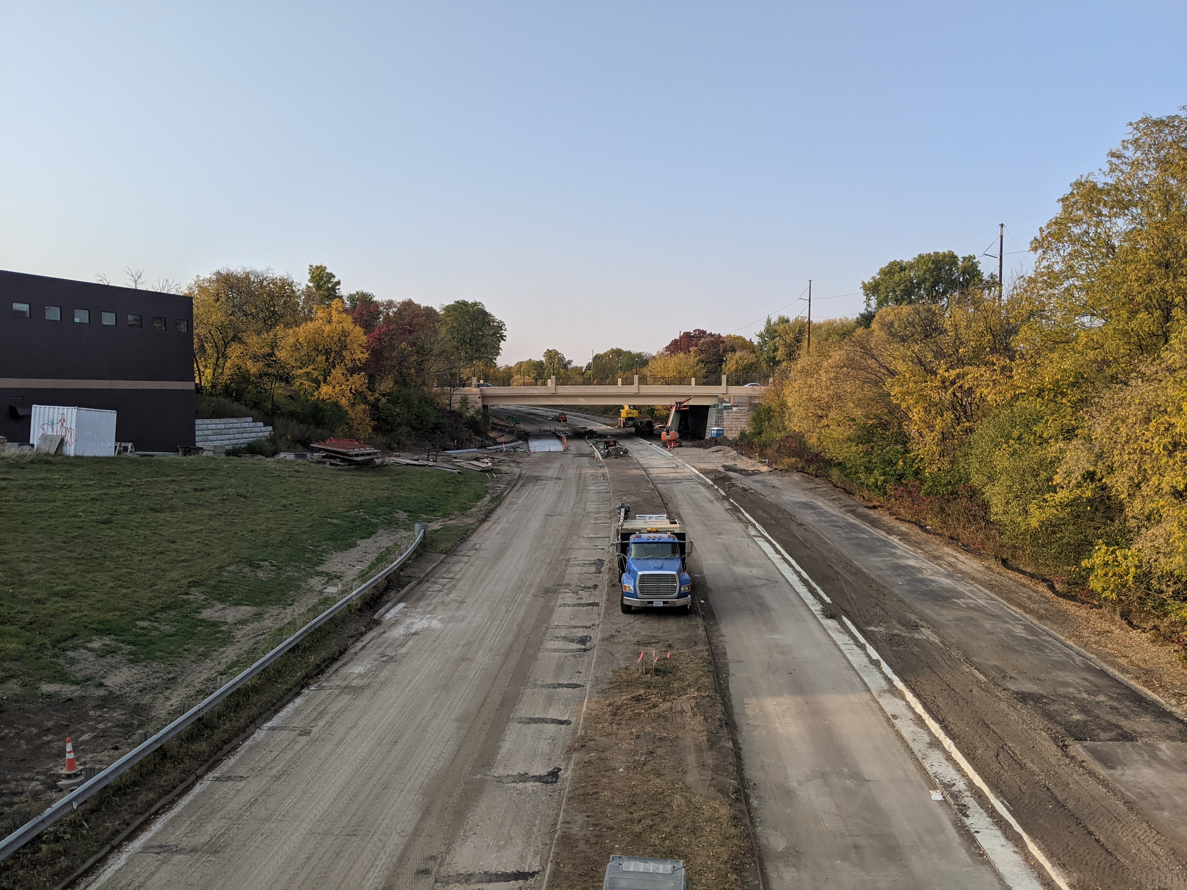 Photo of Ayd Mill Road Construction as of 10.10.20. The view is of Ayd Mill Road north bound from Grand Avenue.