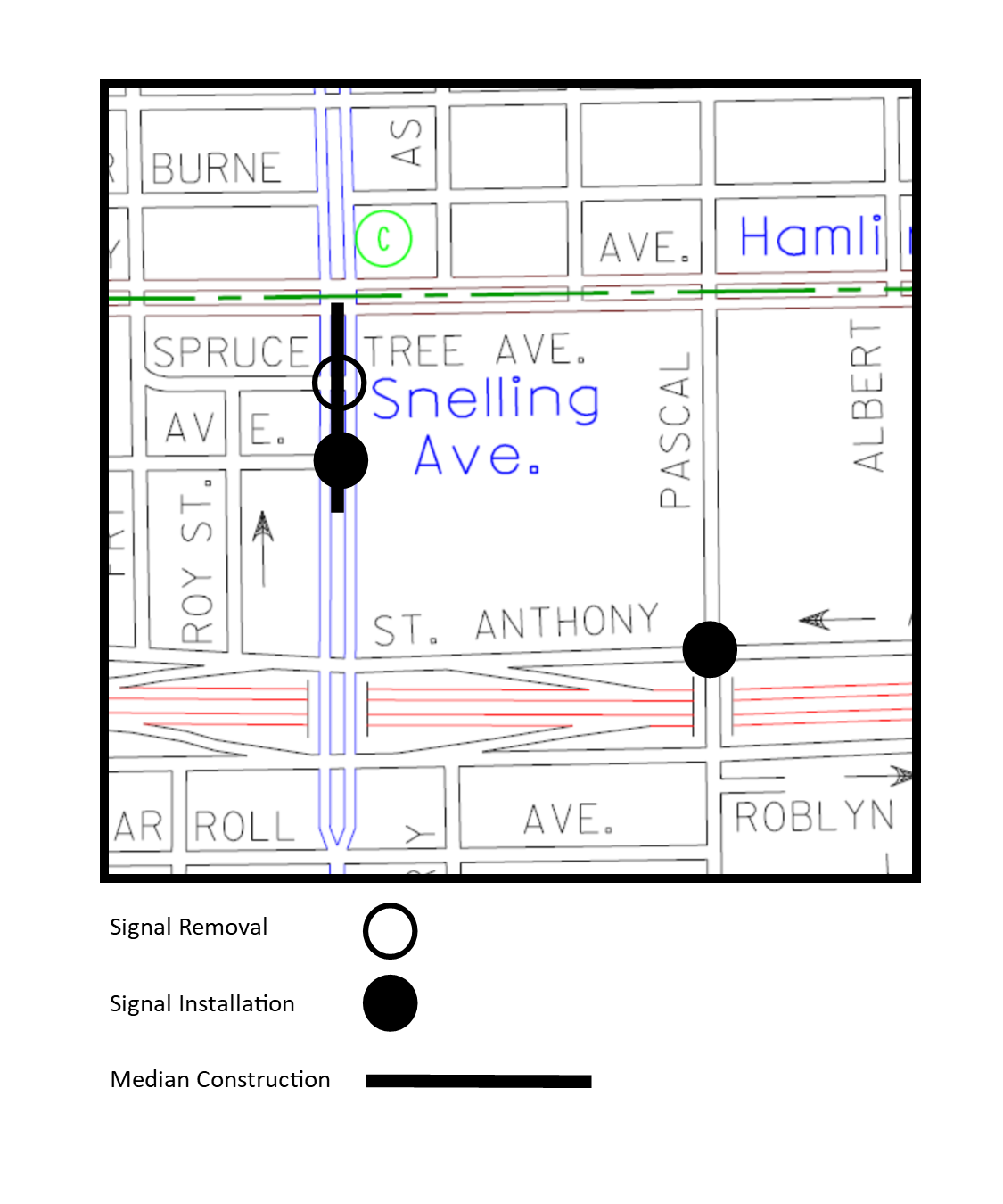 PWSDC Pascal-Snelling Improvements Project Map