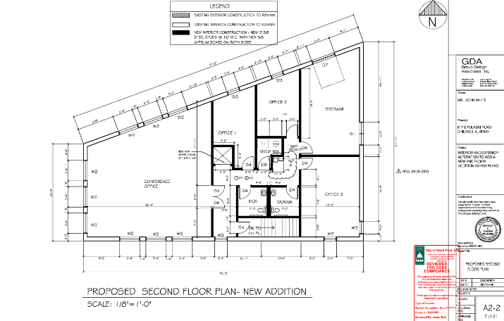 Plan Stamping Area Example