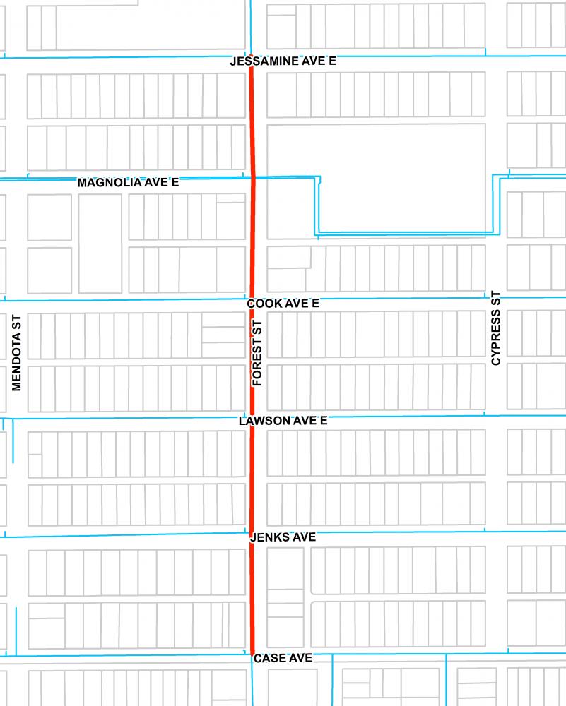 Forest St. area to be impacted by water main replacement Forest St. area to be impacted by water main replacement