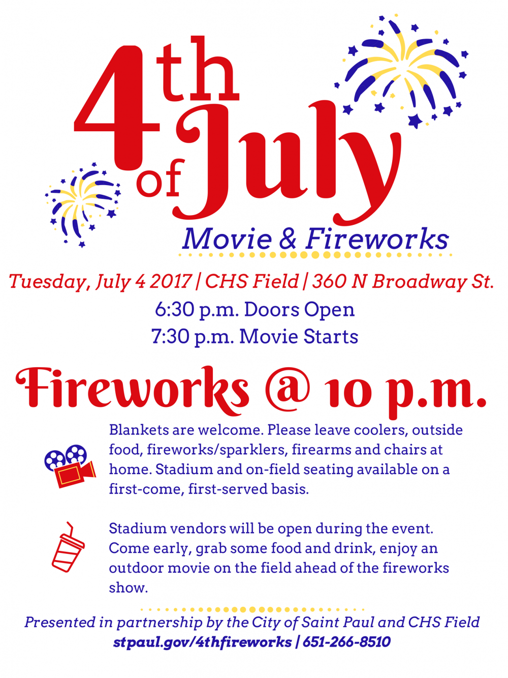 Fireworks 2017 flyer