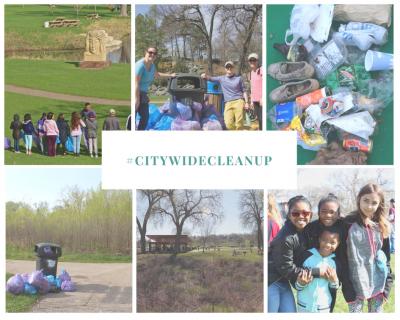 Citywide Spring Cleanup Photo Collage