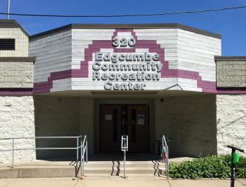 Edgcumbe Recreation Center entrance Edgcumbe Recreation Center entrance
