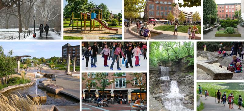Parks and open space mix of possibilities for the site