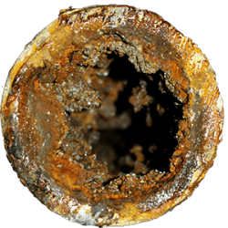 Galvanized Pipe Corroded Interior Galvanized Pipe Corroded Interior