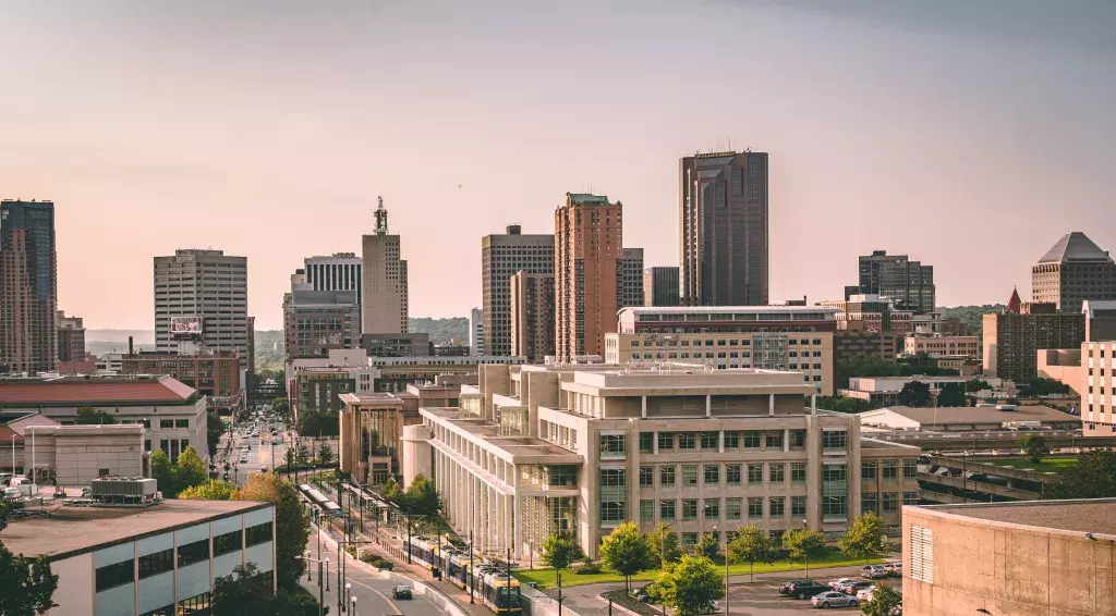 Downtown from Cass Gilbert Memorial Park