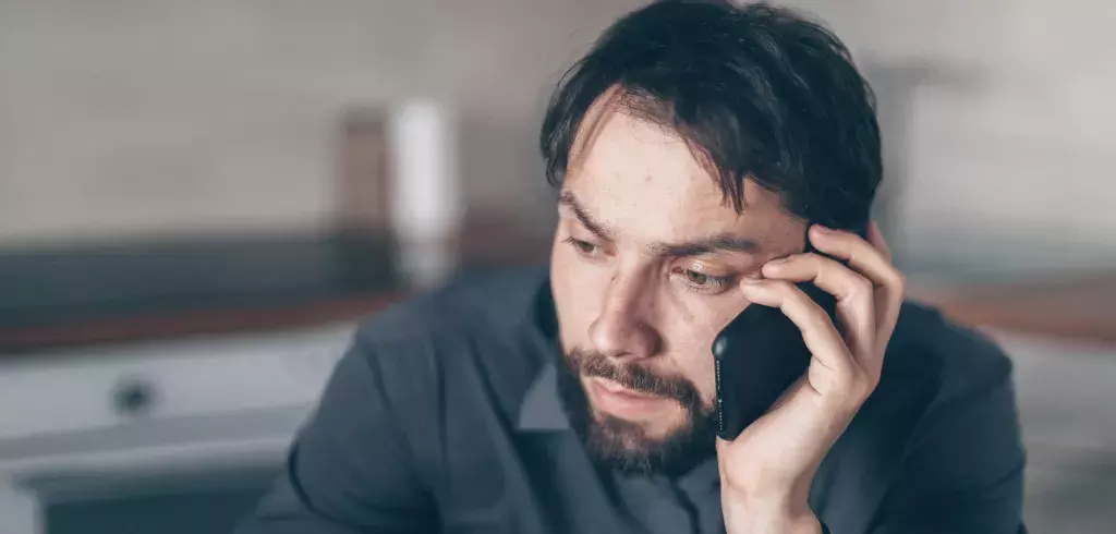 Concerned resident on the phone