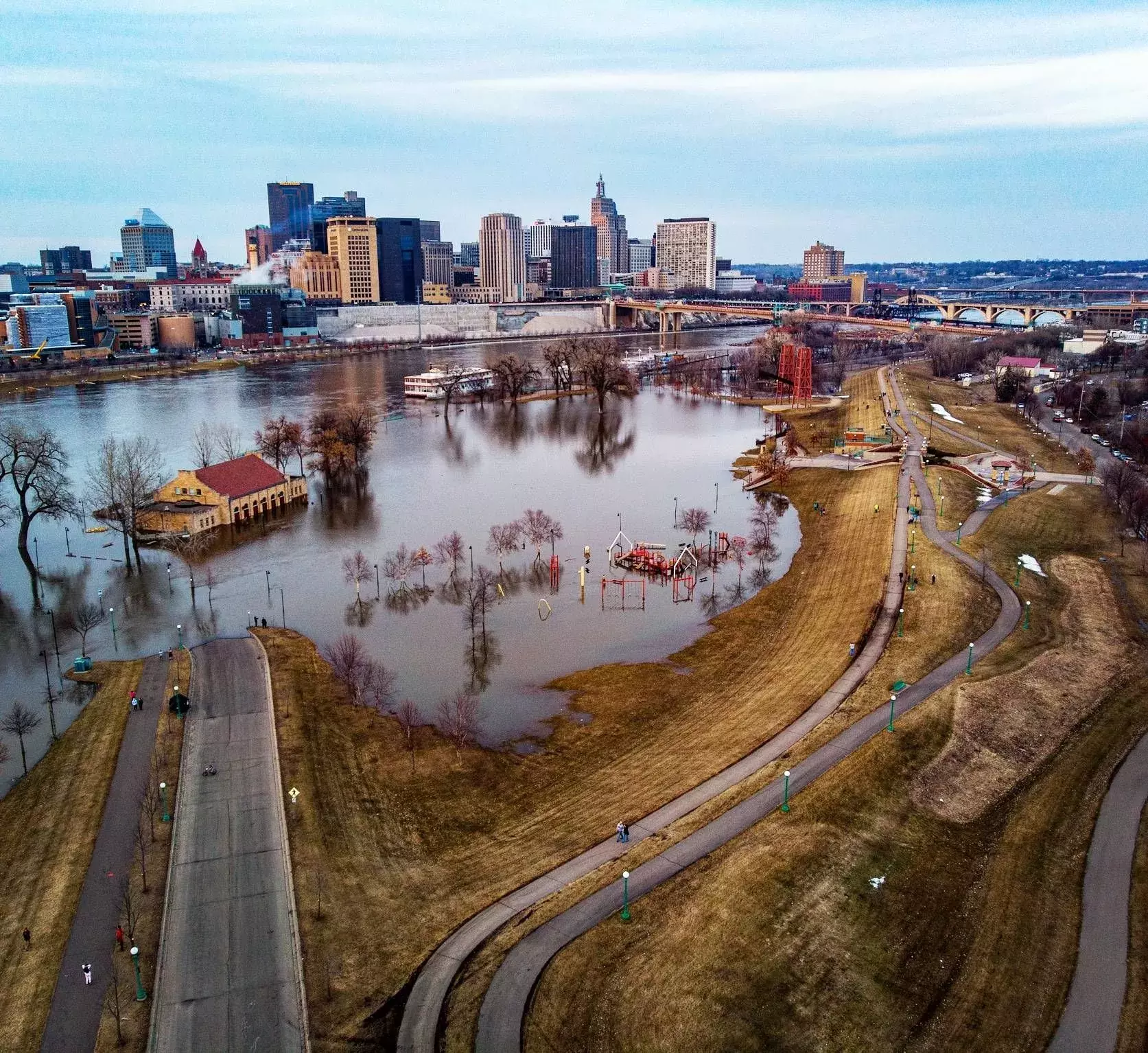 Aerial Photography Map of South St Paul, MN Minnesota