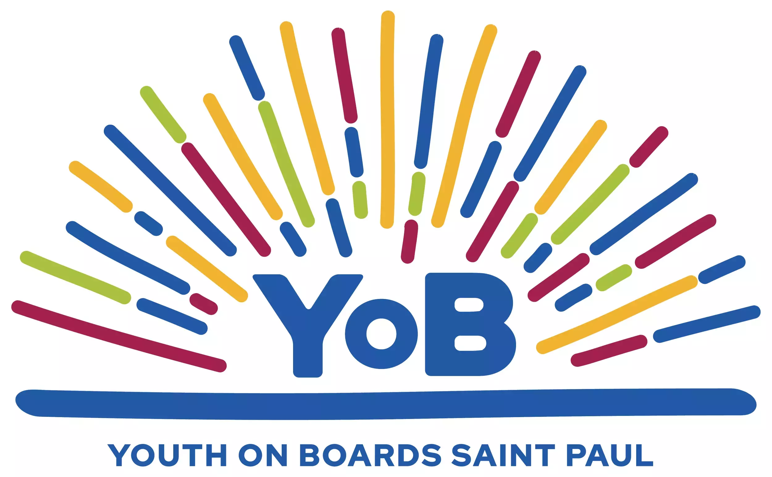 Colorful logo for Youth on Boards Saint Paul