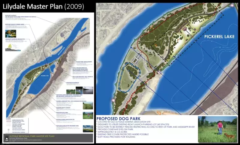 Dog Park from Lilydale Master Plan Amendment