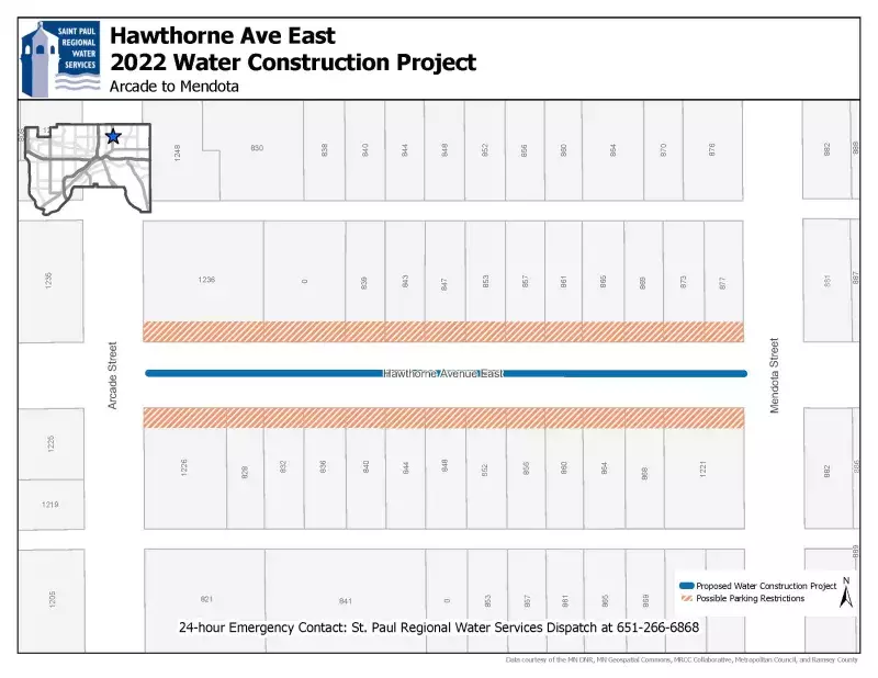 Hawthorne Project Map