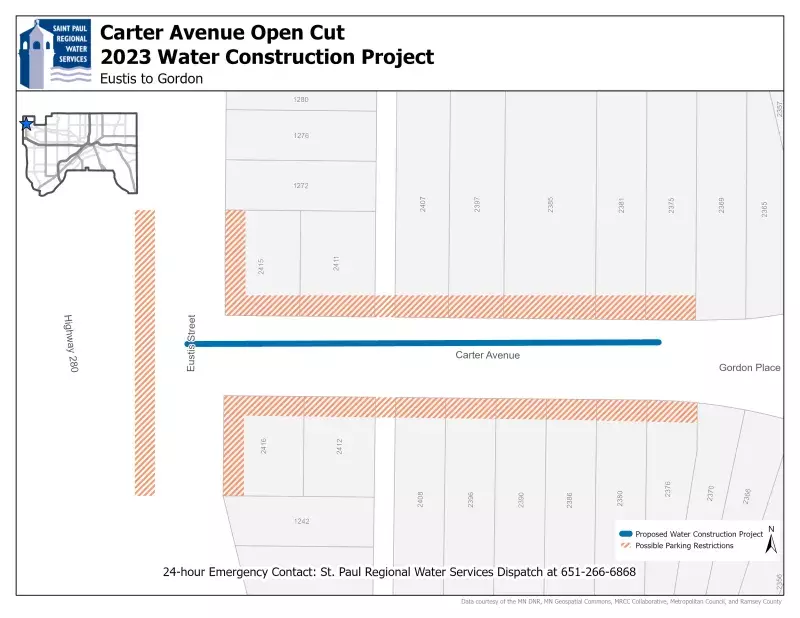 Carter project area