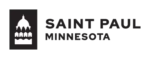 Saint Paul Logo - Horizontal Black