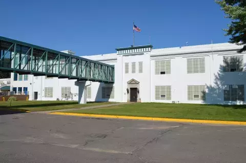 Existing McCarrons treatment plant building that will remain after the upgrade project