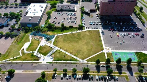 Aerial Photo of Midway Peace Park (2021) Aerial Photo of Midway Peace Park (2021)